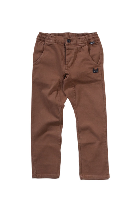 Beams Denim Pant - Chocolate