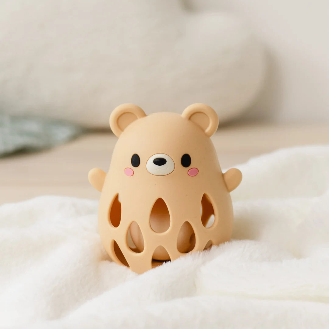 Silicone Rattle Bear