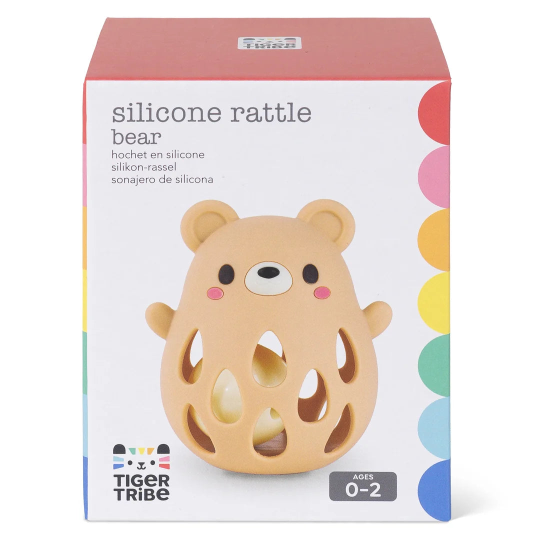 Silicone Rattle Bear