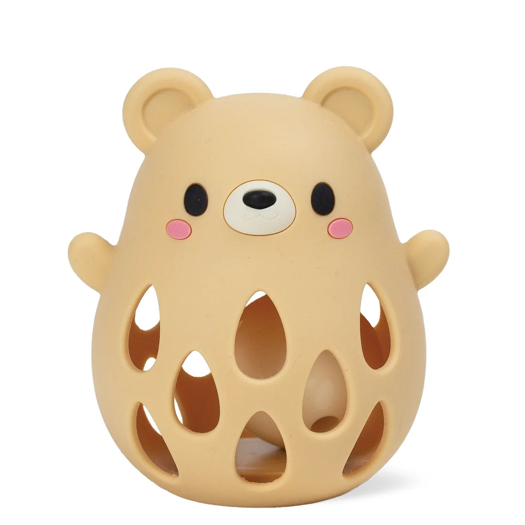 Silicone Rattle Bear