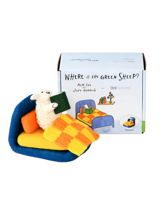 Where Is The Green Sheep? - Bed Sheep Play Set