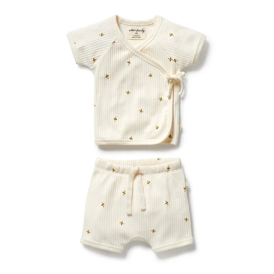 Bee Mine Organic Kimono Set