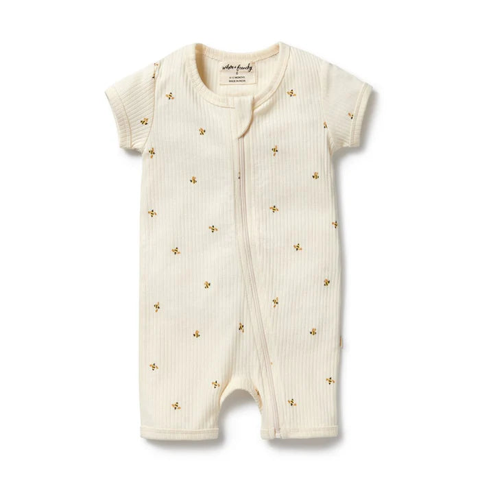 Bee Mine Organic Boyleg Zipsuit