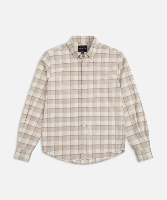 The Bern L/S Shirt - Stone Grey