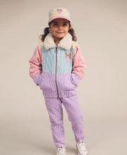 Load image into Gallery viewer, Blush Colour Block Cord Jacket
