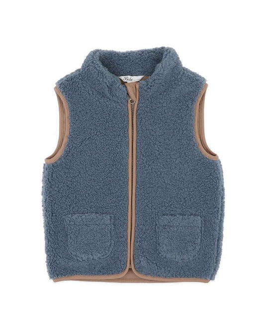 Blue Sherpa Vest