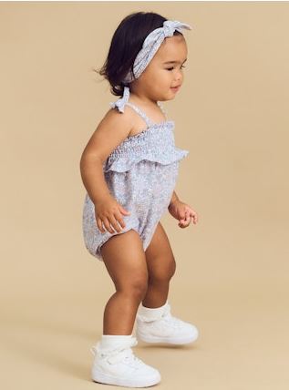 Bluebell Floral Bubble Onesie