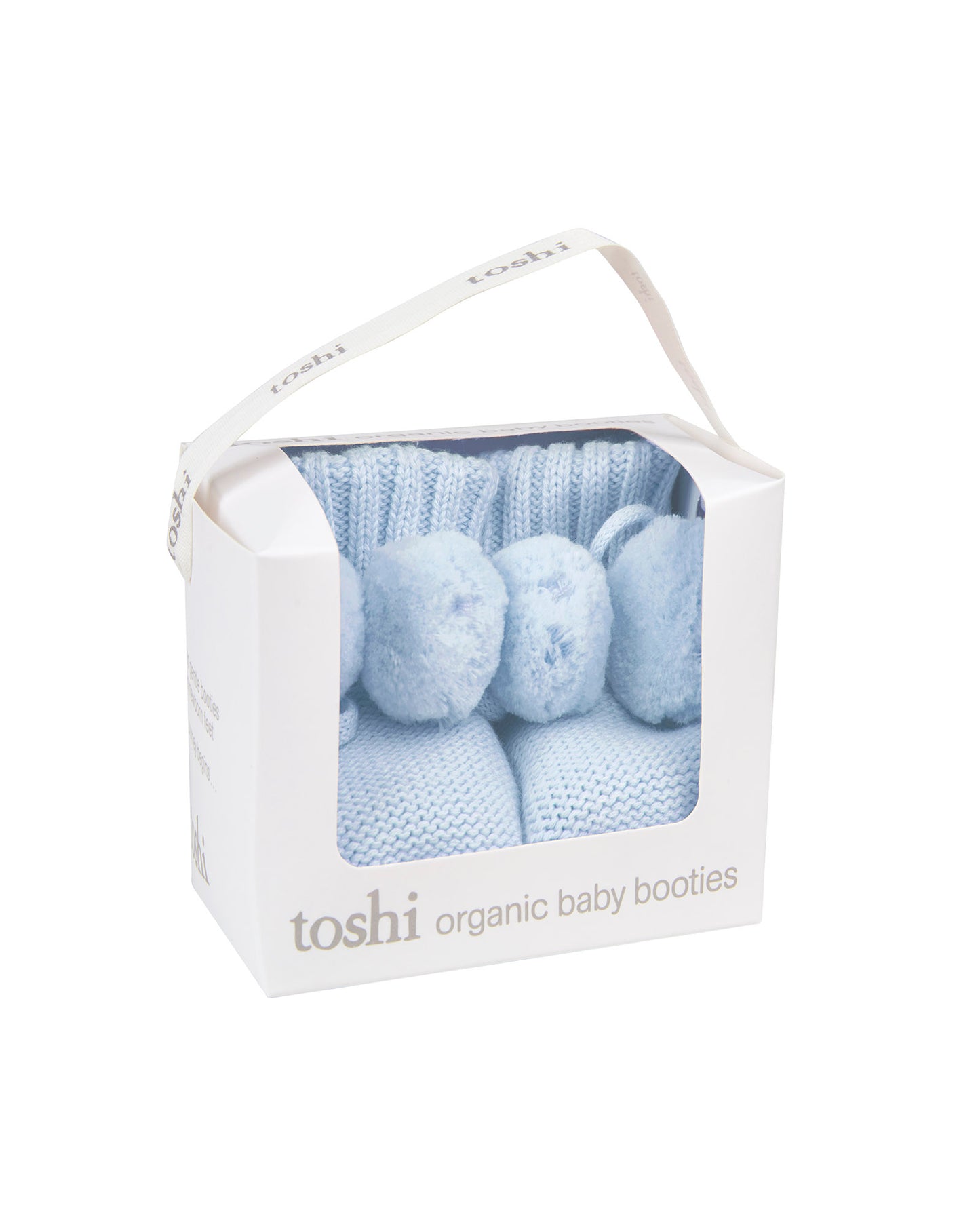 Organic Booties - Marley Bluebird