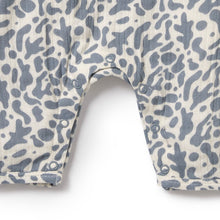 Load image into Gallery viewer, Blue Coral Organic Crinkle Growsuit
