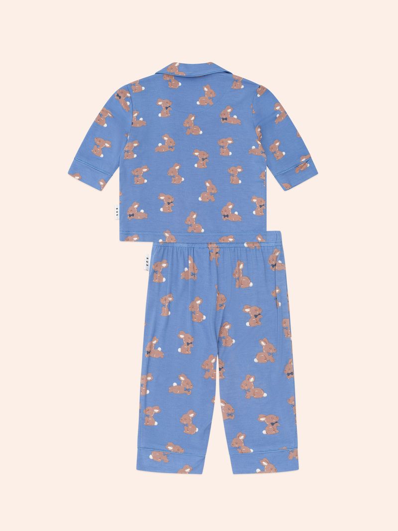 Vintage Blue Bunny PJ Set