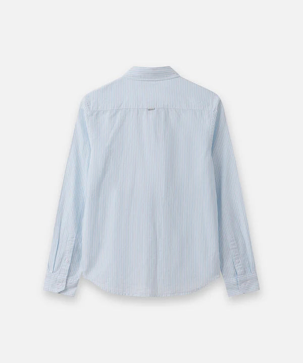 The Gallions L/S Shirt - White/Light Blue