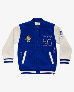 Blue BOB Varsity Jacket