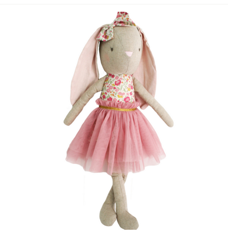 Linen Pearl Cuddle Bunny - Blush