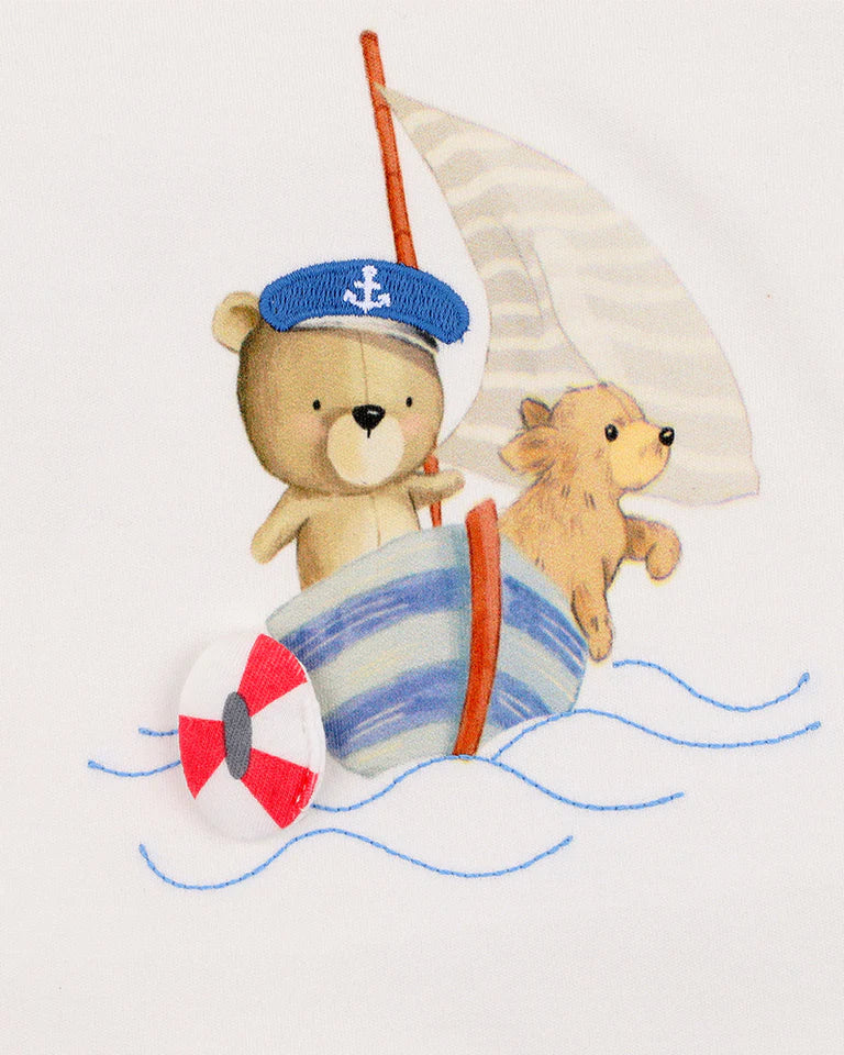 Axel Friends In Boat Organic Tee