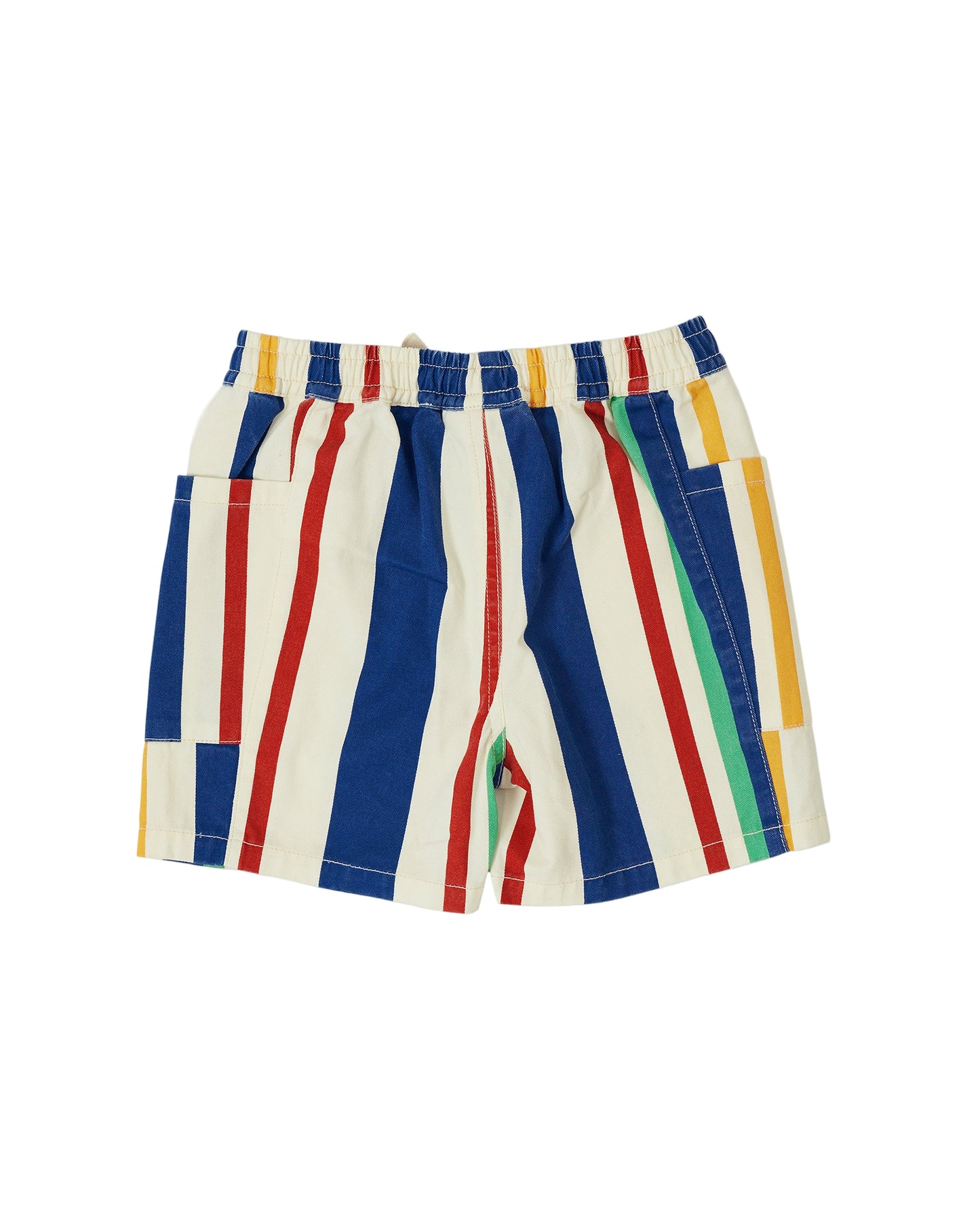 90's Bold Stripe Noah Denim Pocket Shorts