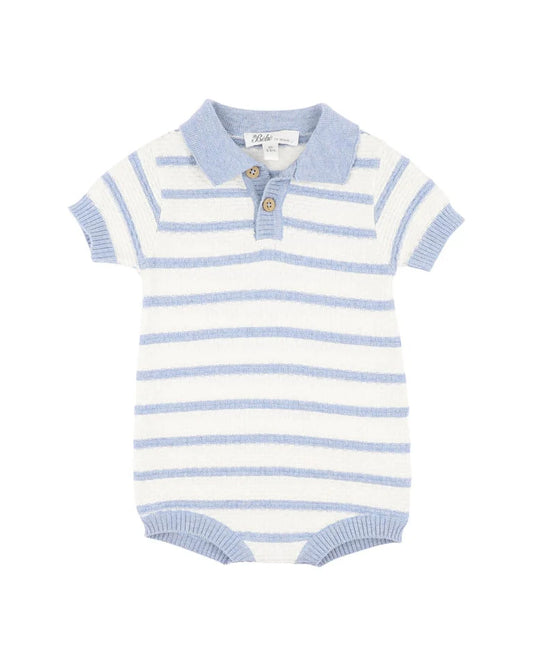 Brady Organic Knitted Polo Romper