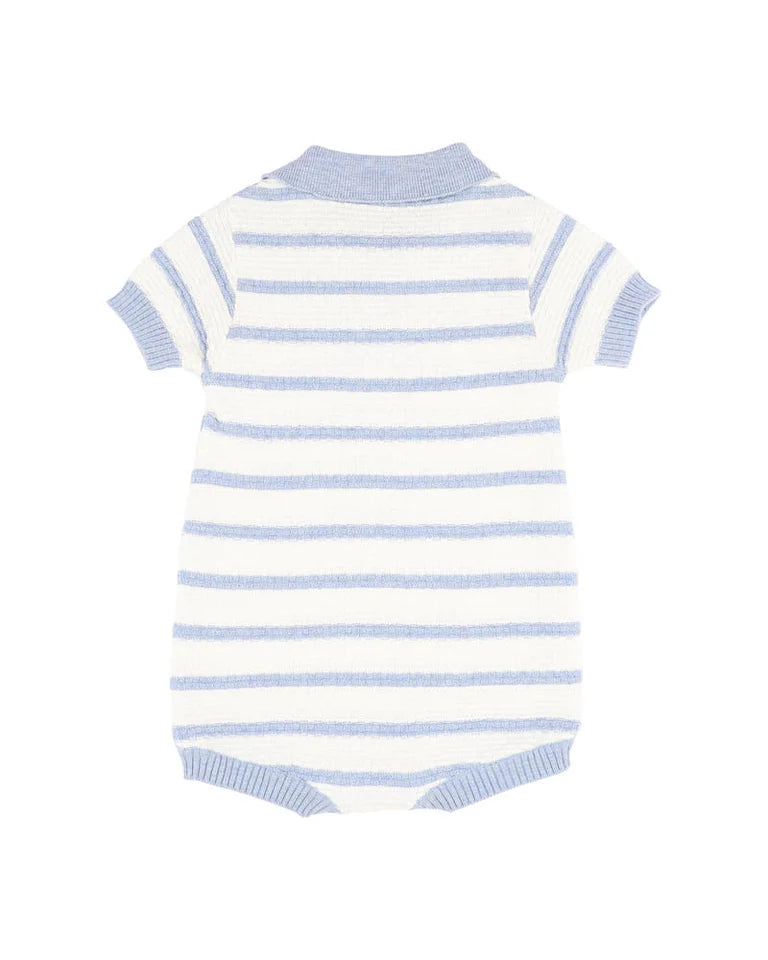 Brady Organic Knitted Polo Romper