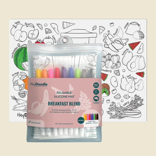 Reusable Silicone Mat - Breakfast Blend