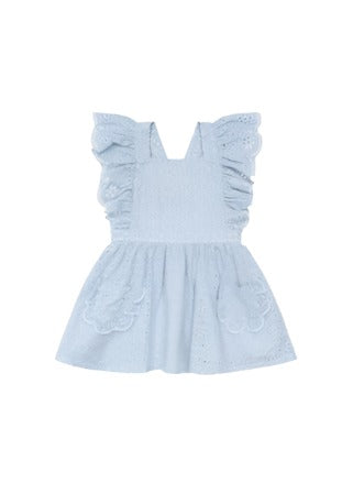 Broderie Ruffle Dress