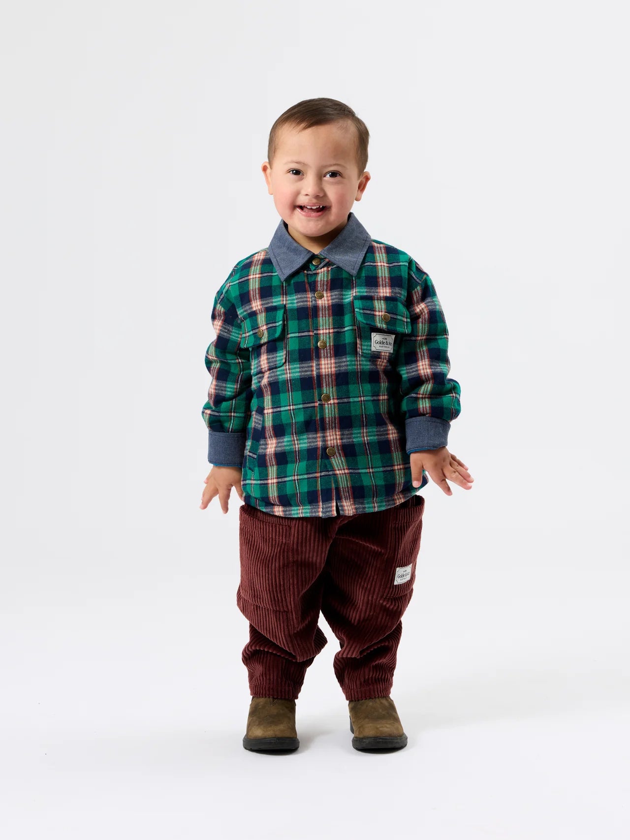 Kit Corduroy Pocket Pant - Brown