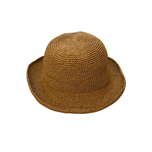 Crochet Adjustable Hat - Natural