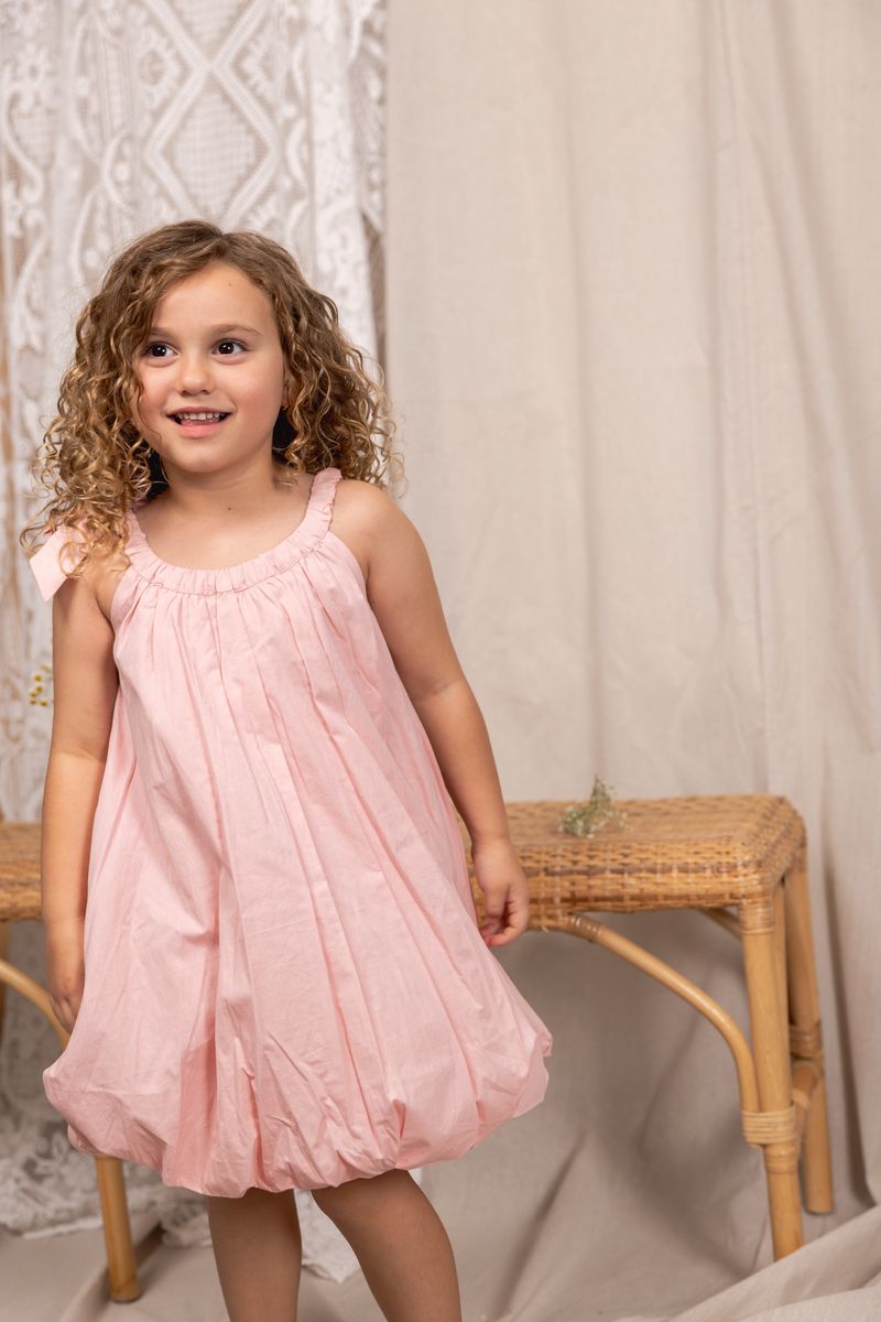 Bubble Dress - Pink Sunset