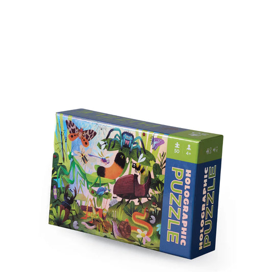Holographic Puzzle (50pc) - Backyard Bugs