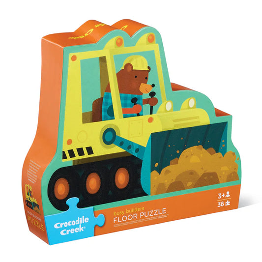 Classic Floor Puzzle - Busy Builders (36pc)