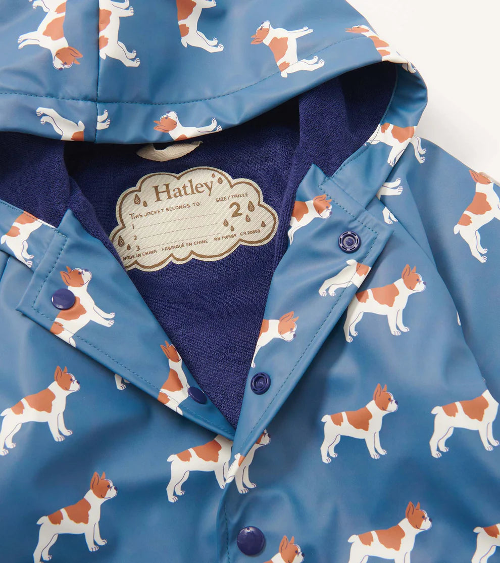 Friendly Bulldogs Raincoat