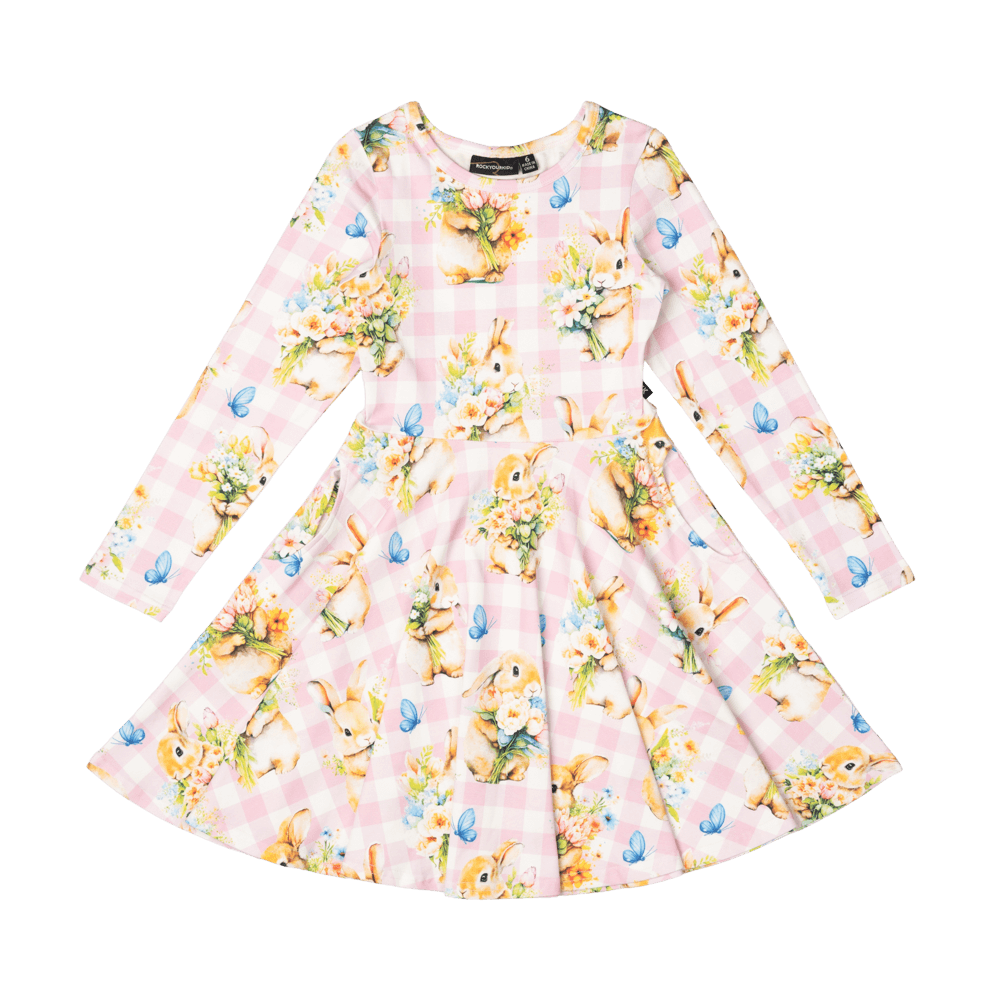 Bunny Bouquet Waisted Dress