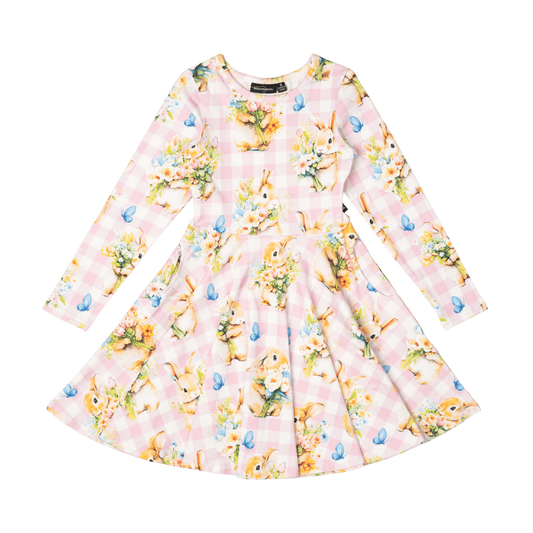 Bunny Bouquet Waisted Dress