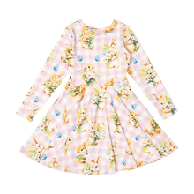 Load image into Gallery viewer, Bunny Bouquet Waisted Dress

