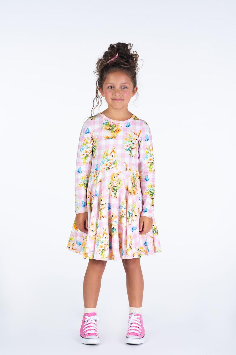 Bunny Bouquet Waisted Dress