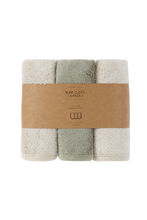 Load image into Gallery viewer, Burp Towel Cloths (Pack of 3) - Cotton/Sage
