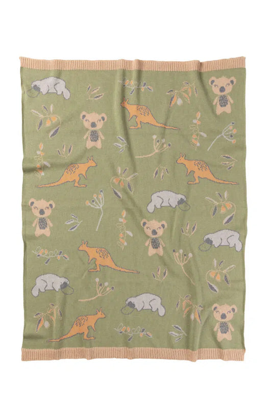 Bush Babies Baby Blanket