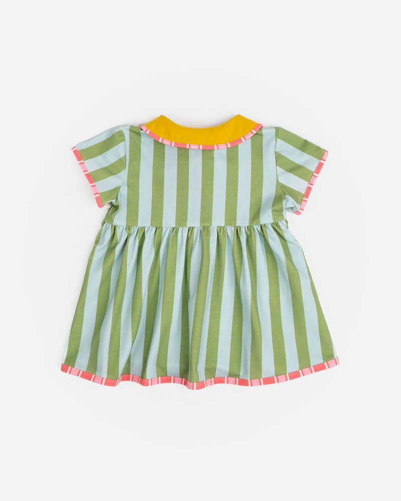 Button Dress - Minty