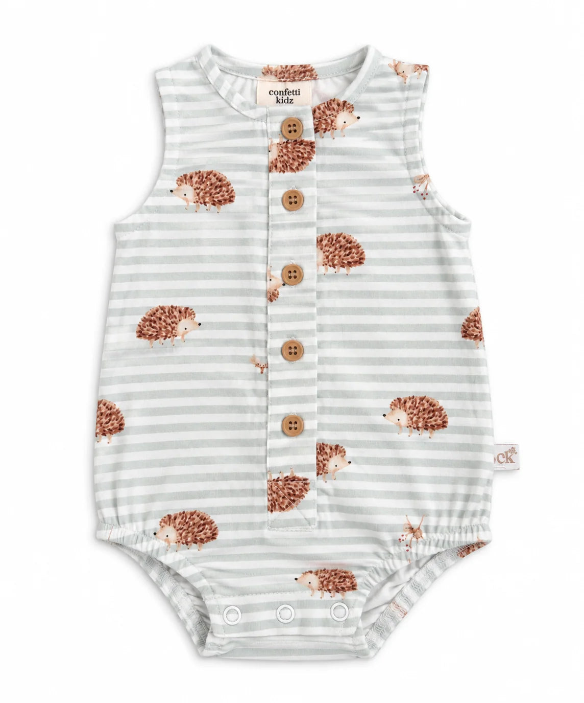 Button-up Romper - Forest Friends