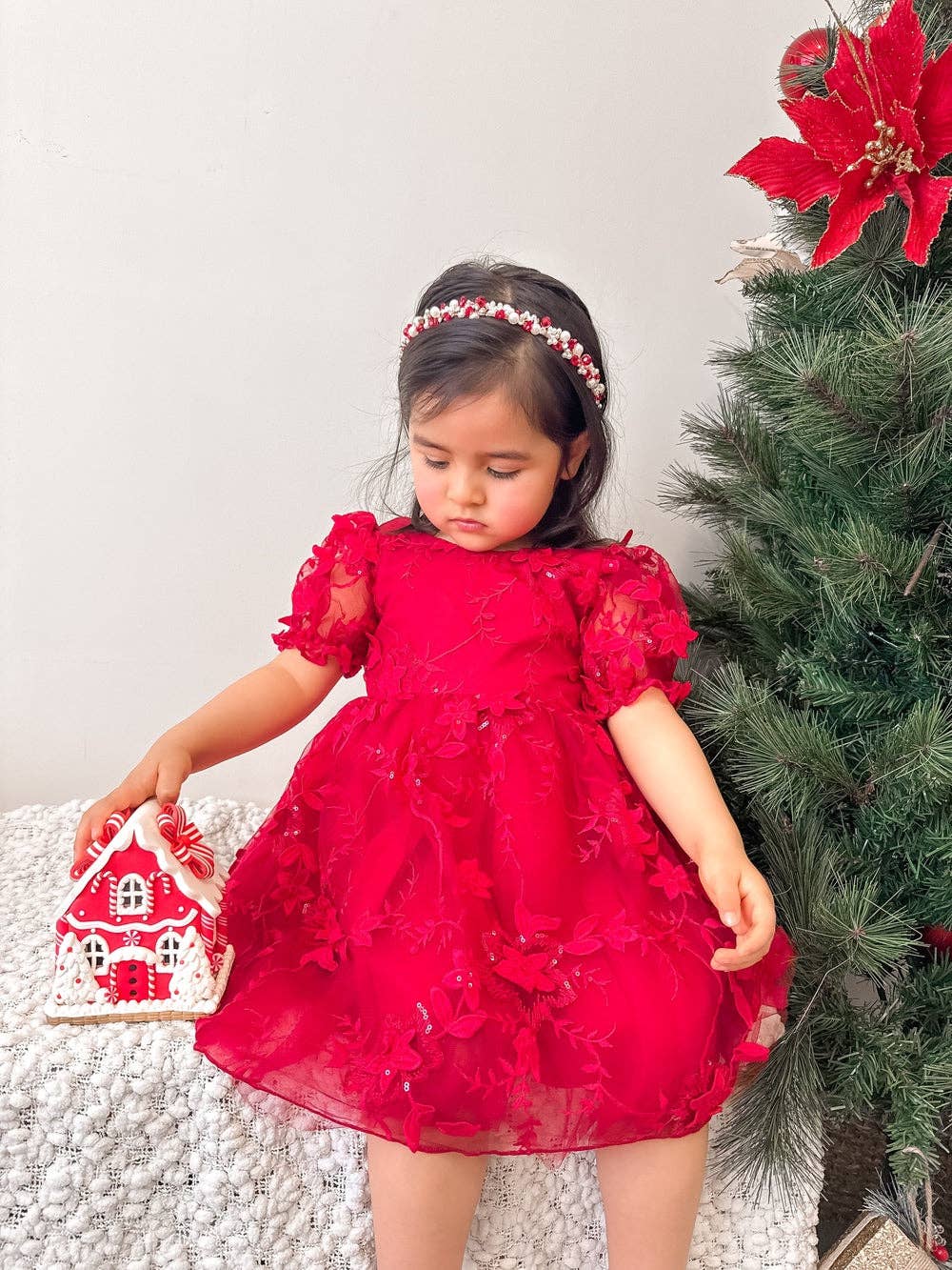 Vienna Girls Christmas Embroidery Dress