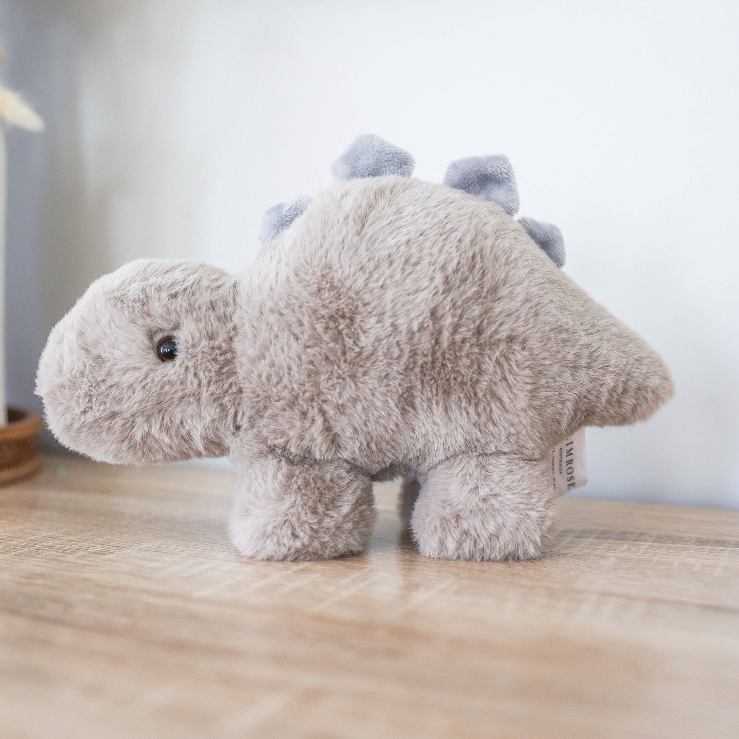 Plush Baby Dino - Grey