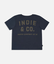 Load image into Gallery viewer, The Camino Tee - Navy/Tan
