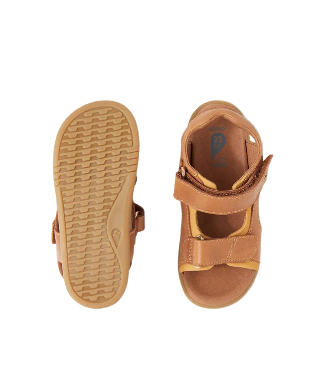 Strand Leather Sandal - Caramel