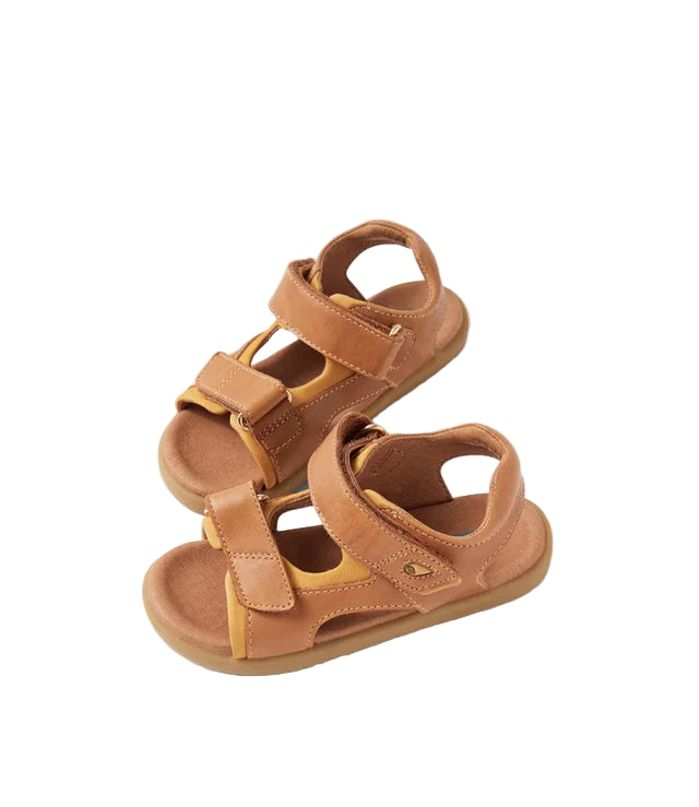 Strand Leather Sandal - Caramel