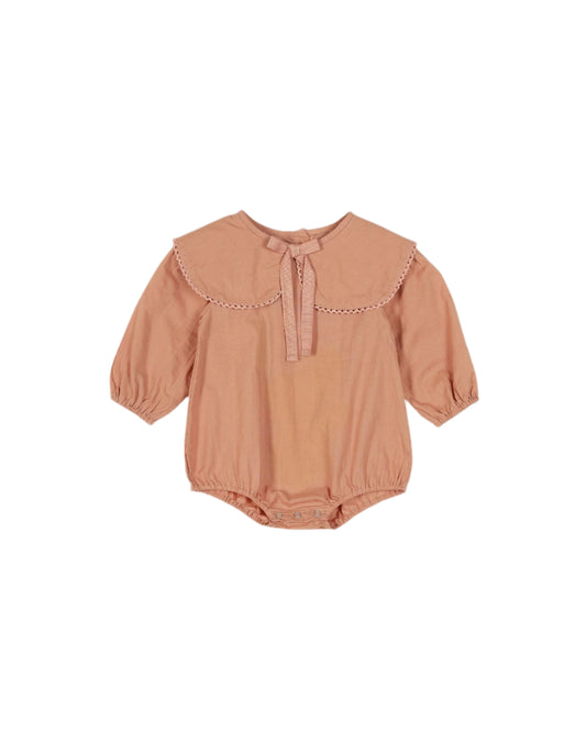 Cara Playsuit - Burnt Pink