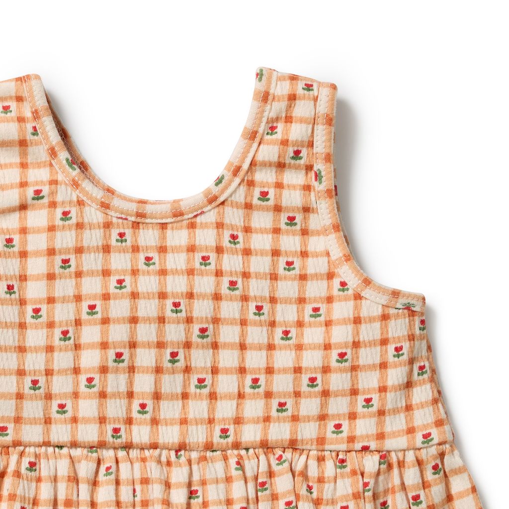 Checkerberry Organic Crinkle Ruffle Set