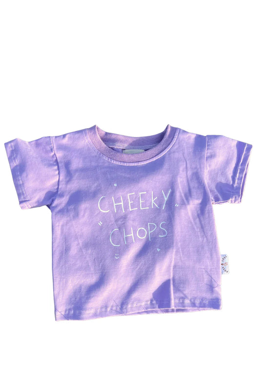 Cheeky Chops Tee - Lavender