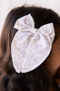 Organic Cotton Bow - Chloe Lavender