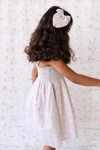 Organic Cotton Bow - Chloe Lavender