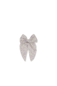Organic Cotton Bow - Chloe Lavender