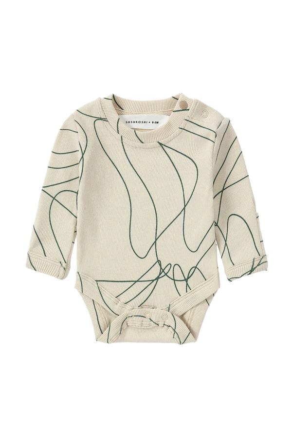 Classic Suit L/S - Ripple/Pine