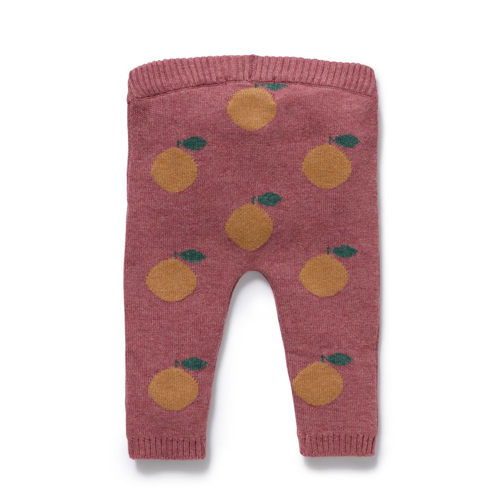 Clementine Organic Knitted Jacquard Legging